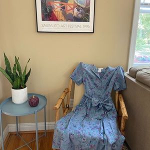 Vintage Tablbots Flower Dress